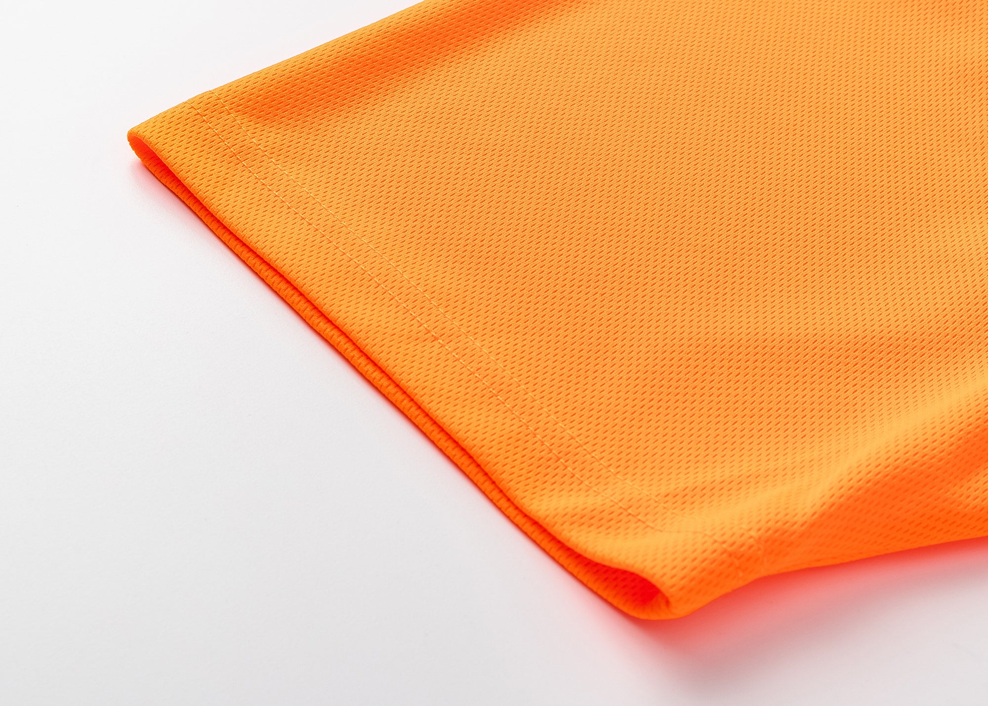 HI VIS Short Sleeve Workwear Shirt w Reflective Tape Cool Dry Safety Polo 2 Tone, Fluoro Orange / Navy, XL 7