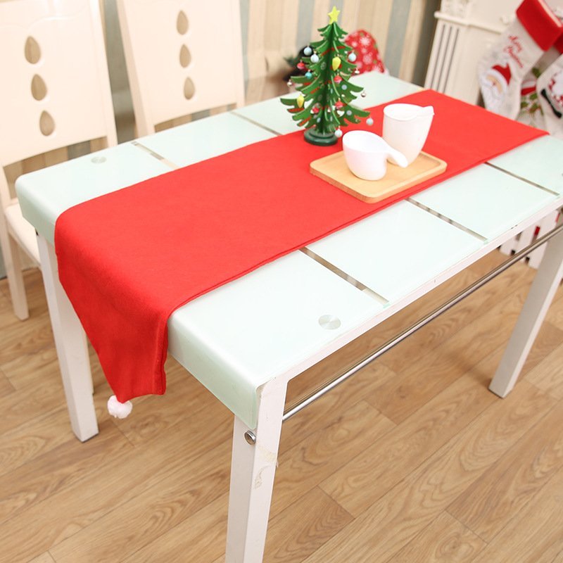 Christmas Chair Covers Tablecloth Runner Decoration Xmas Dinner Party Santa Gift, 10x Chair Covers 3