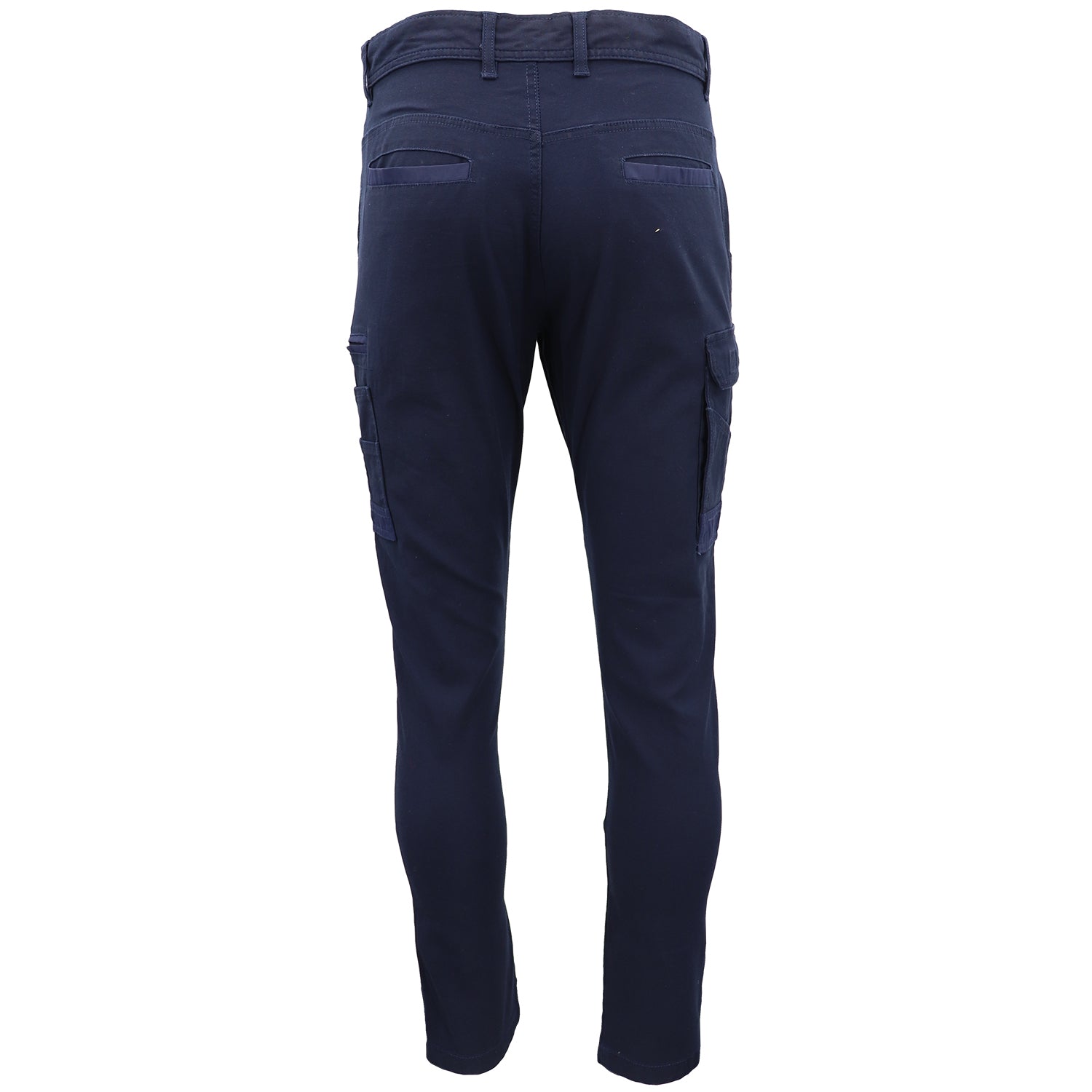 Men's Cotton Drill Cargo Work Pants UPF 50+ 13 Pockets Tradies Workwear Trousers, Black, 36 6