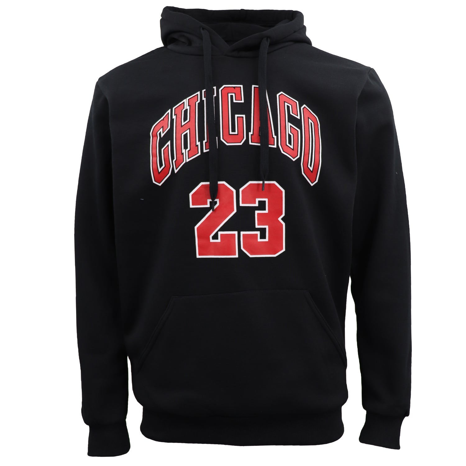 Men's Fleece Pullover Hoodie Jacket Sports Jumper Jersey Chicago Golden State, Black - Chicago 23, L 7