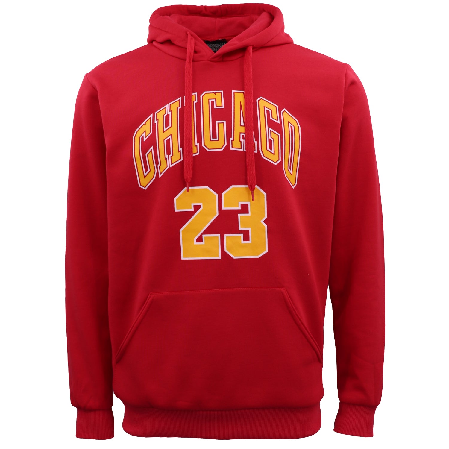 Men's Fleece Pullover Hoodie Jacket Sports Jumper Jersey Chicago Golden State, Red - Chicago 23, XL 8