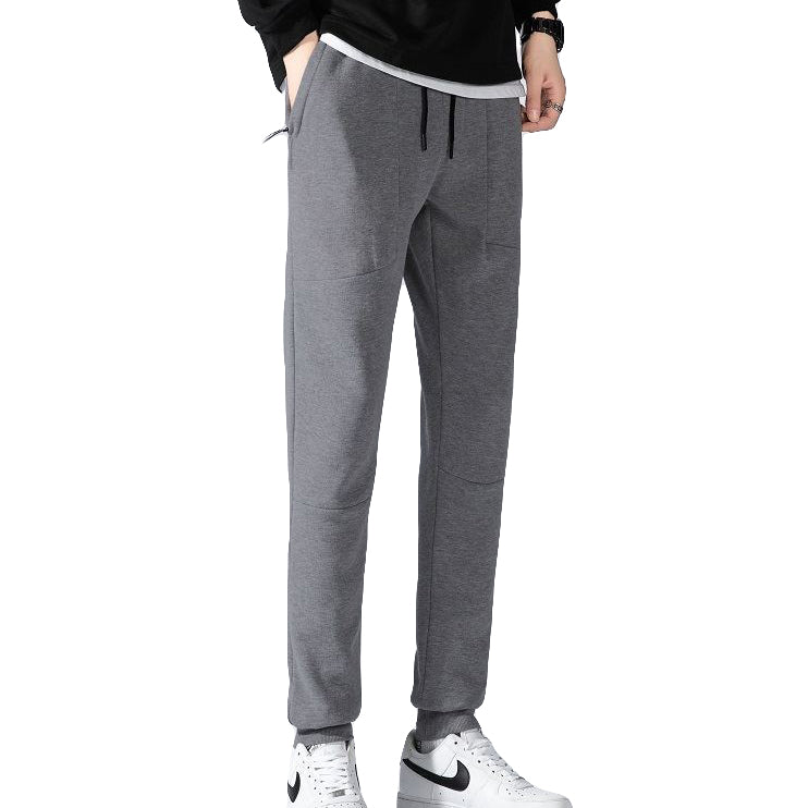 Men's Fleece Slim Trackpant Sport Joggers w Zipped Pockets Gym Casucal Trousers, Olive, 2XL 4