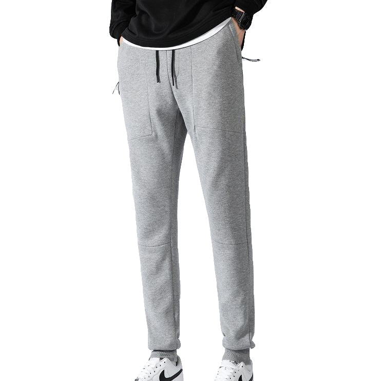 Men's Fleece Slim Trackpant Sport Joggers w Zipped Pockets Gym Casucal Trousers, Olive, 2XL 7