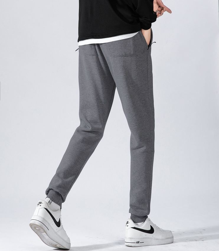 Men's Fleece Slim Trackpant Sport Joggers w Zipped Pockets Gym Casucal Trousers, Olive, 2XL 9