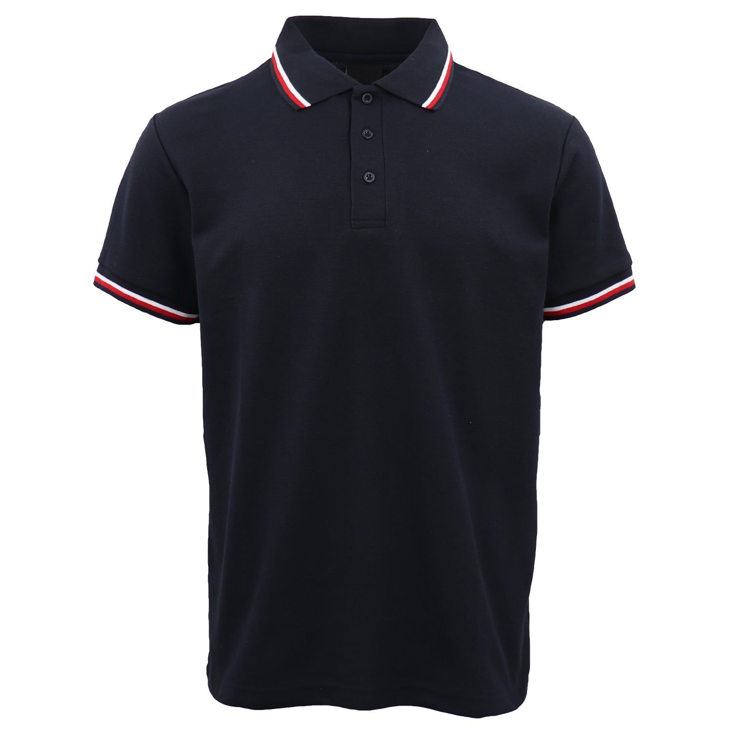 Men's Unisex Polo Shirts Basic Plain Breathable Tops Cotton Cascual Sport Shorts, Blue, S 4