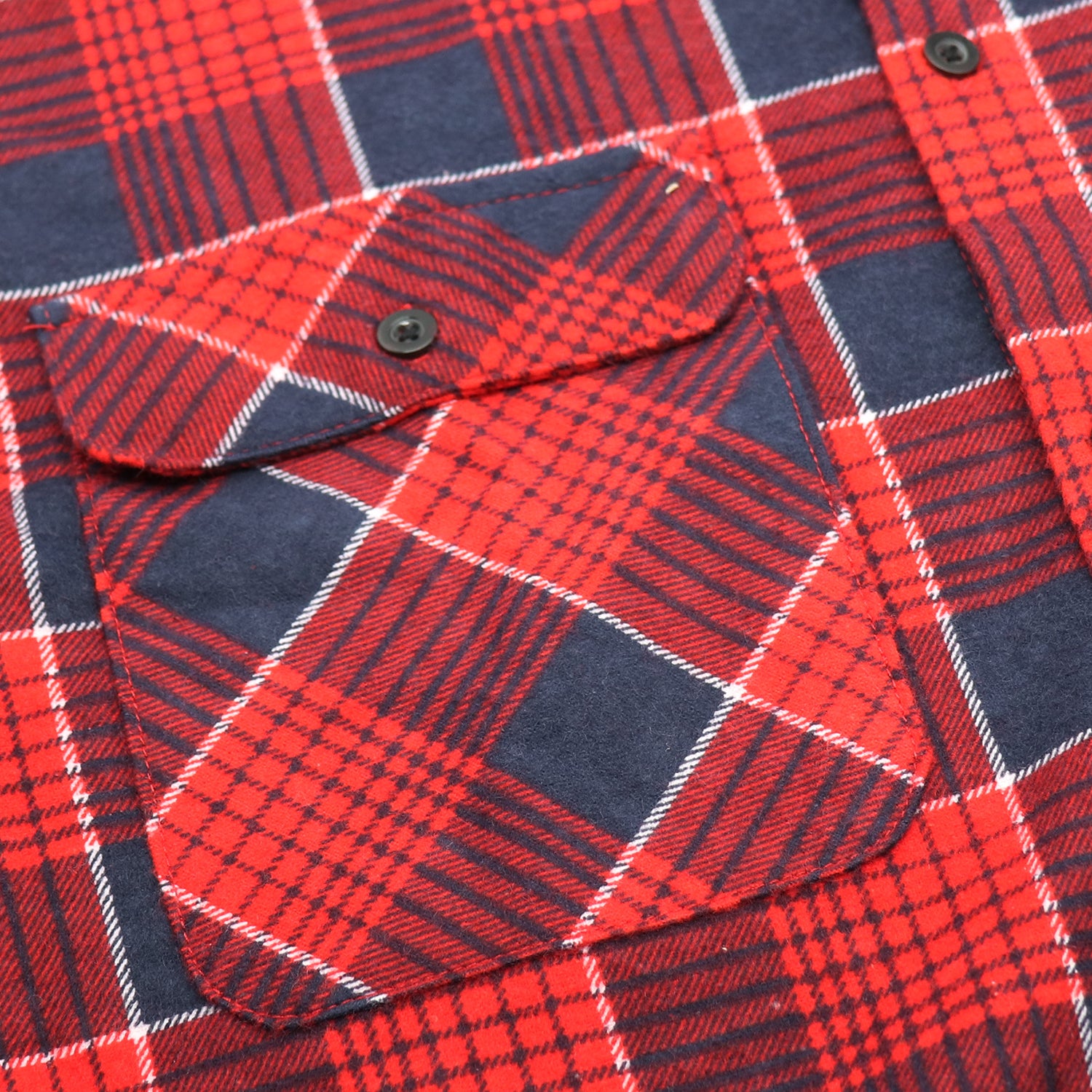 Men's 100% Cotton Flannelette Shirt Long Sleeve Plaid Check Flannel w Pockets, Crimson Tide Plaid, 3XL 4