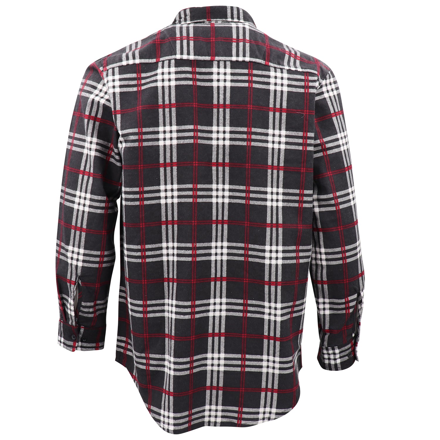 Men's 100% Cotton Flannelette Shirt Long Sleeve Plaid Check Flannel w Pockets, Shadow Glen Plaid, XL 3