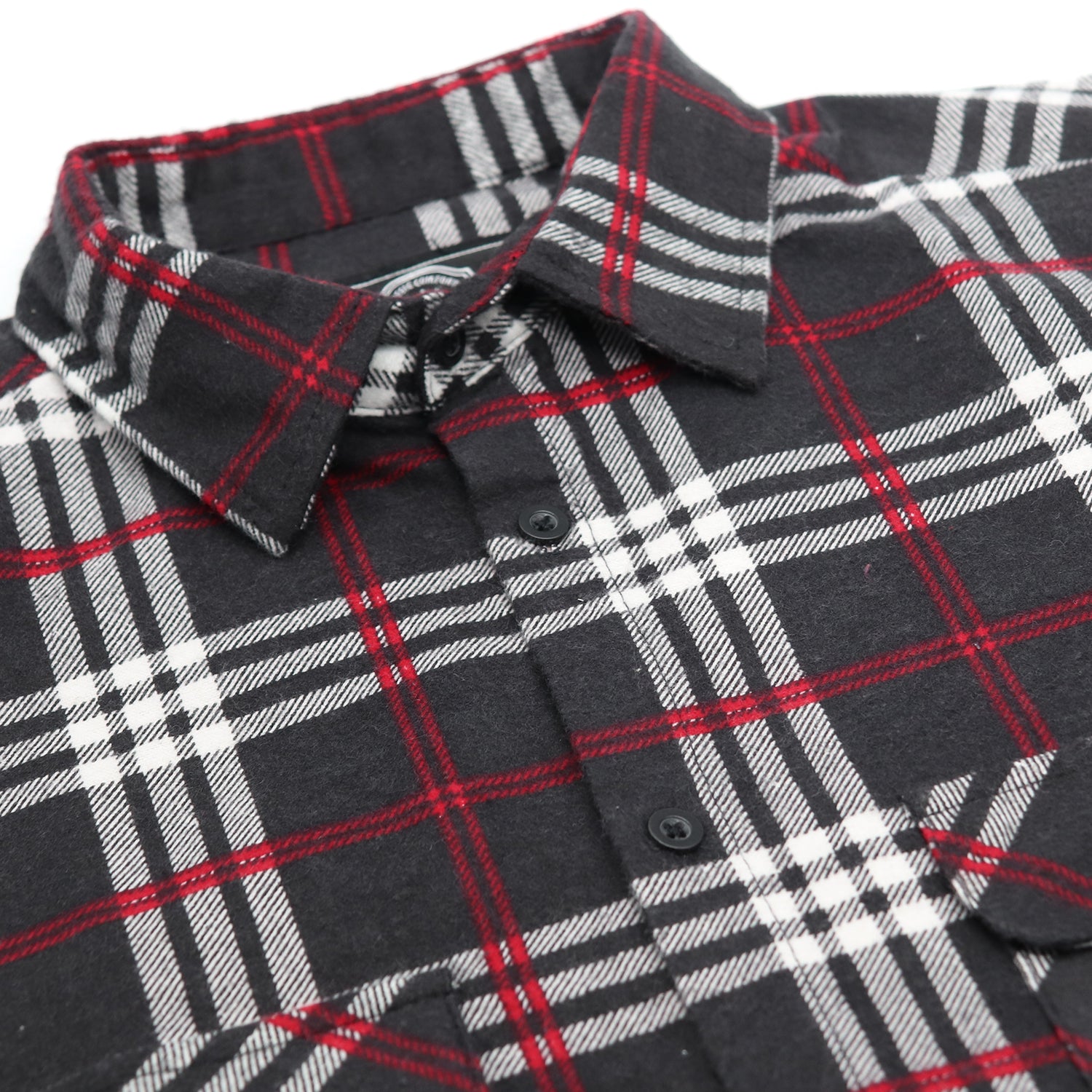 Men's 100% Cotton Flannelette Shirt Long Sleeve Plaid Check Flannel w Pockets, Shadow Glen Plaid, XL 4