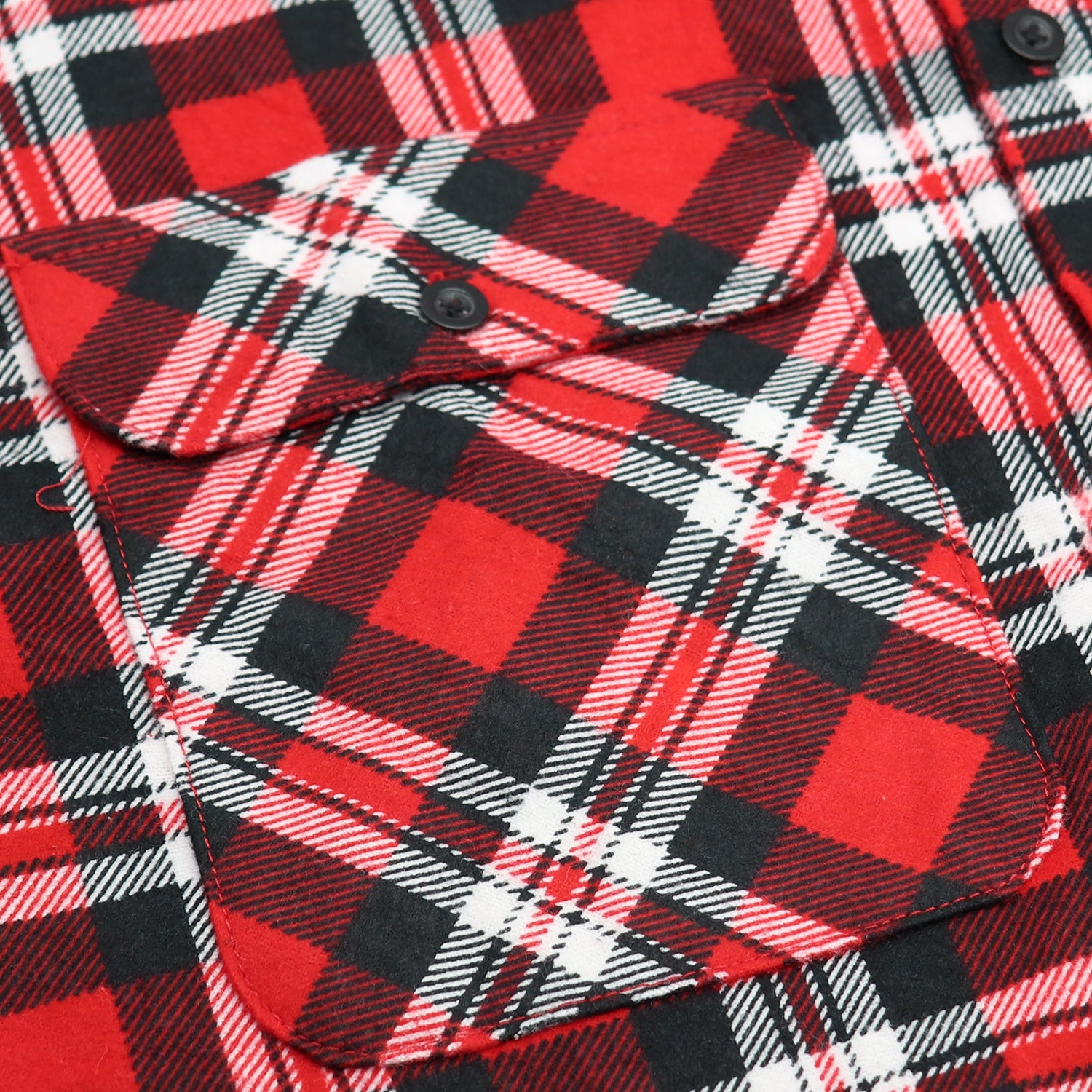 Men's 100% Cotton Flannelette Shirt Long Sleeve Plaid Check Flannel w Pockets, Crimson Knight Plaid, 3XL 5