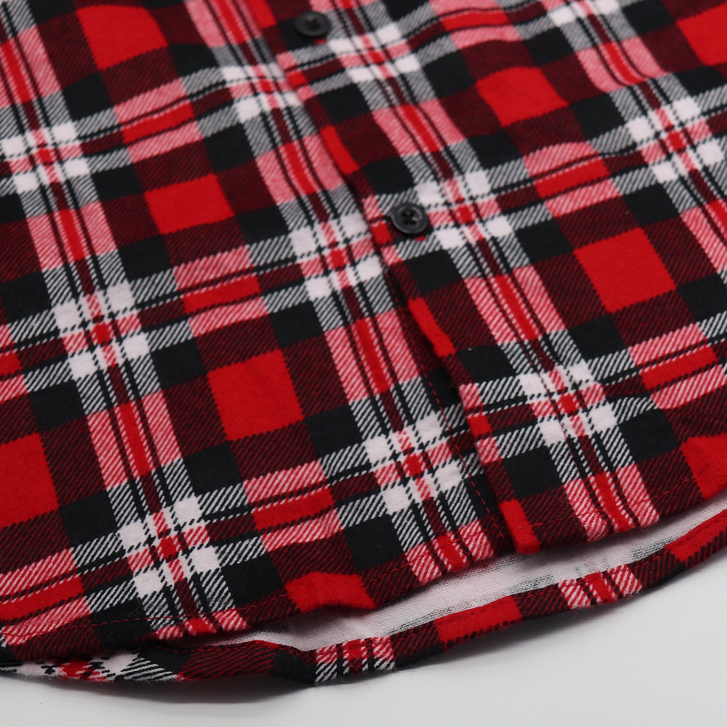 Men's 100% Cotton Flannelette Shirt Long Sleeve Plaid Check Flannel w Pockets, Crimson Knight Plaid, 3XL 7