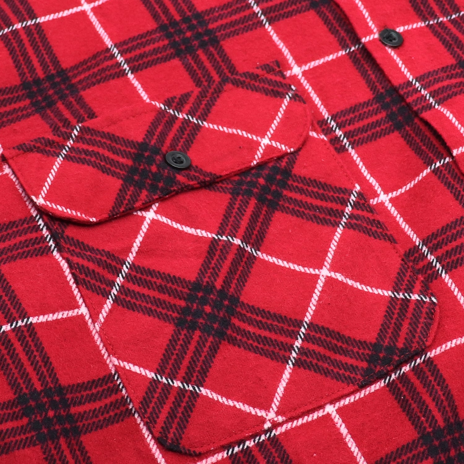 Men's 100% Cotton Flannelette Shirt Long Sleeve Plaid Check Flannel w Pockets, Scarlet Ember Plaid, XL 5