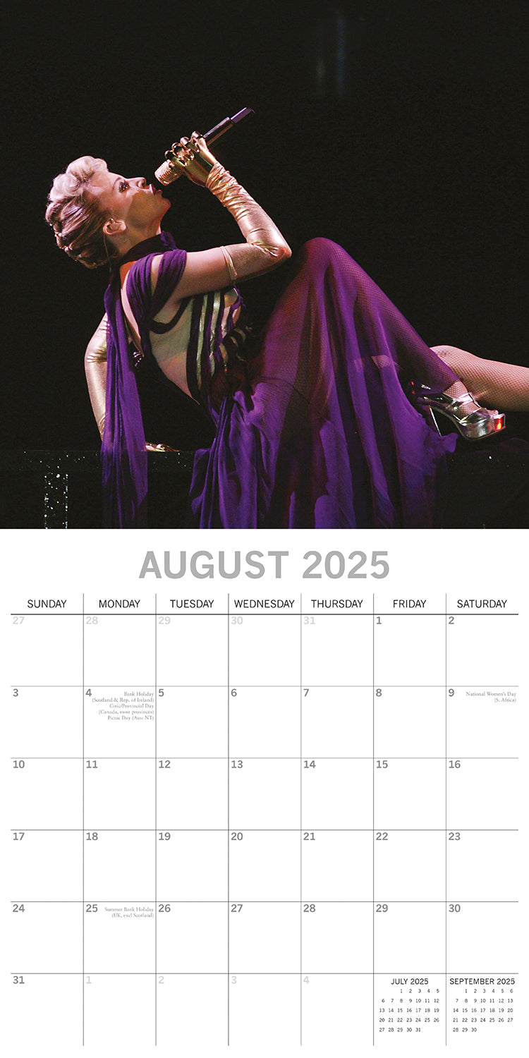 Kylie Minogue - 2025 Square Wall Calendar 16-Month Premium New Year Planner Gift 4