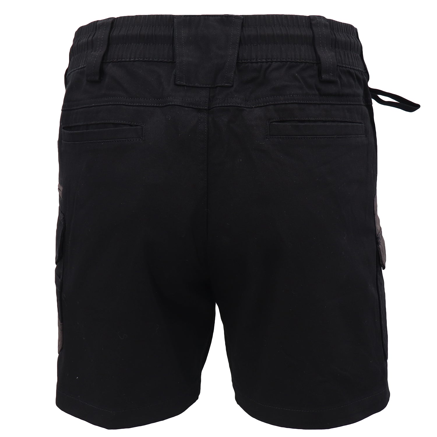 Mens Cargo Cotton Work Shorts 10 Pockets Tradies Utility Pants Workwear Trousers, Black, 34 3