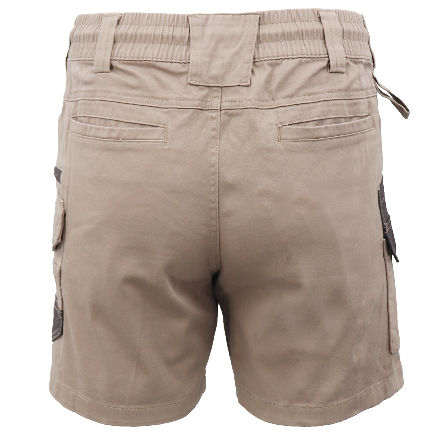 Mens Cargo Cotton Work Shorts 10 Pockets Tradies Utility Pants Workwear Trousers, Khaki, 38 5