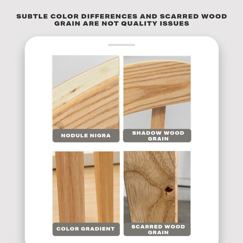 Dining Chairs Kitchen Chair Natural Wood Linen Fabric Cafe Lounge Chairs 6