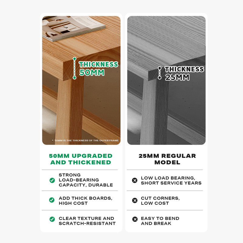 1.8M Solid Wood Dining Table Square Dining Table Dining Table Kitchen Furniture 5