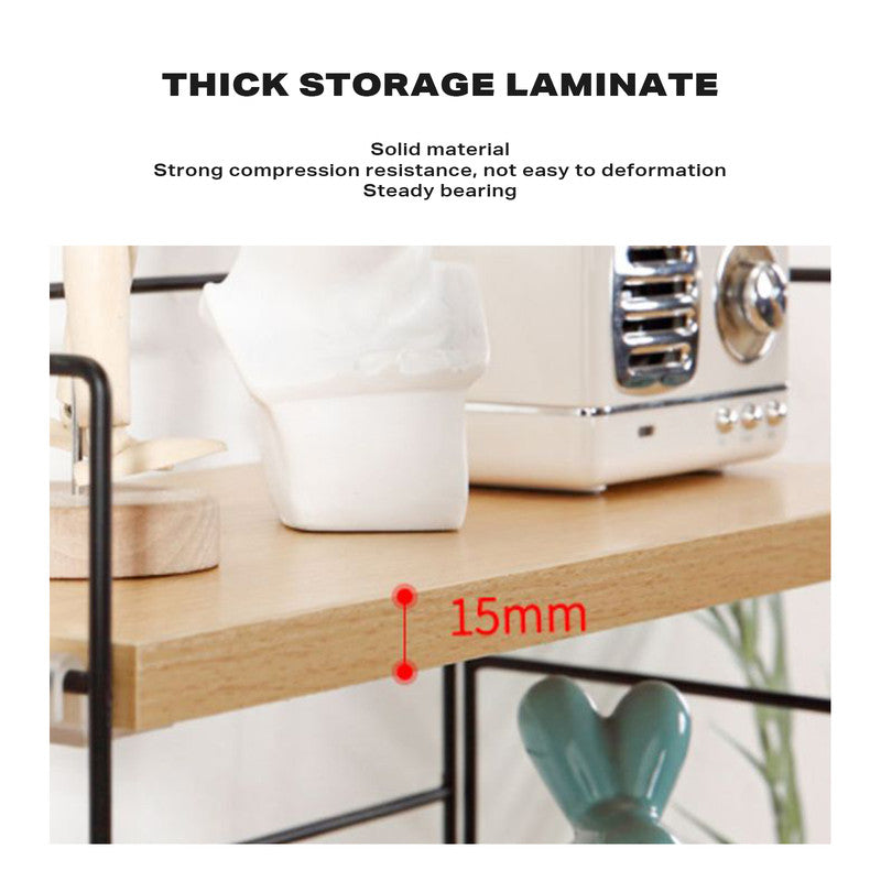 Desktop Storage Rack Bookshelf  Office 7