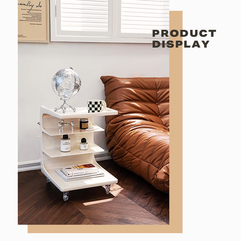 Movable Coffee Table Sofa Side End Table Bedside Modern Furniture 3