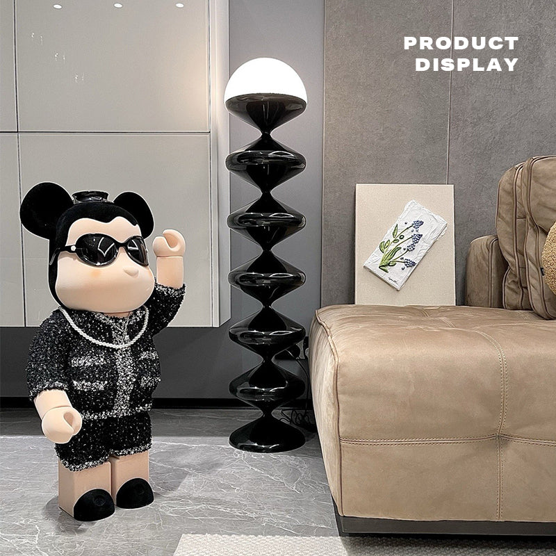 LED Dimmable Column Floor Lamp Hula Decorative Standing Lamps Tall Corner Light 3