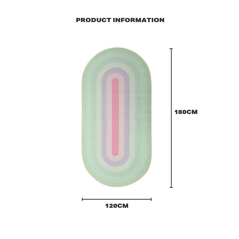 Modern minimalist gradient non-slip carpet rug 3