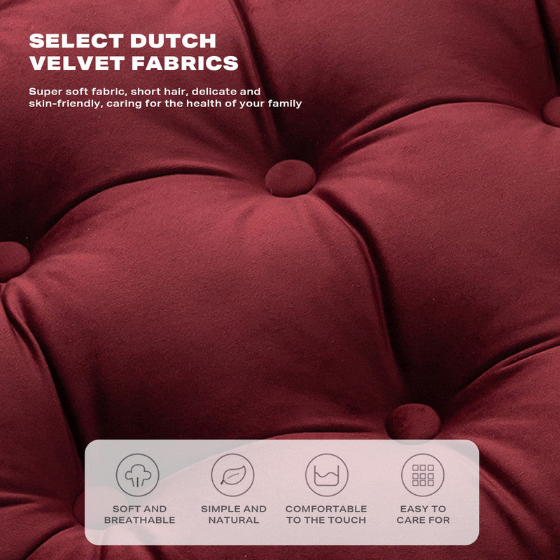 Luxury Round Pouf Tatami Cushion Meditation Floor Mat with Handle 4