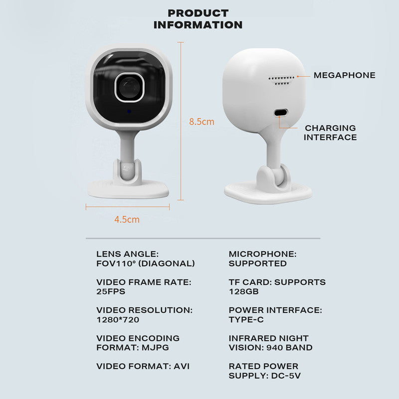 1080P HD WIFI Security Smart IP Camera Wireless Home CCTV System Indoor Monitor 4