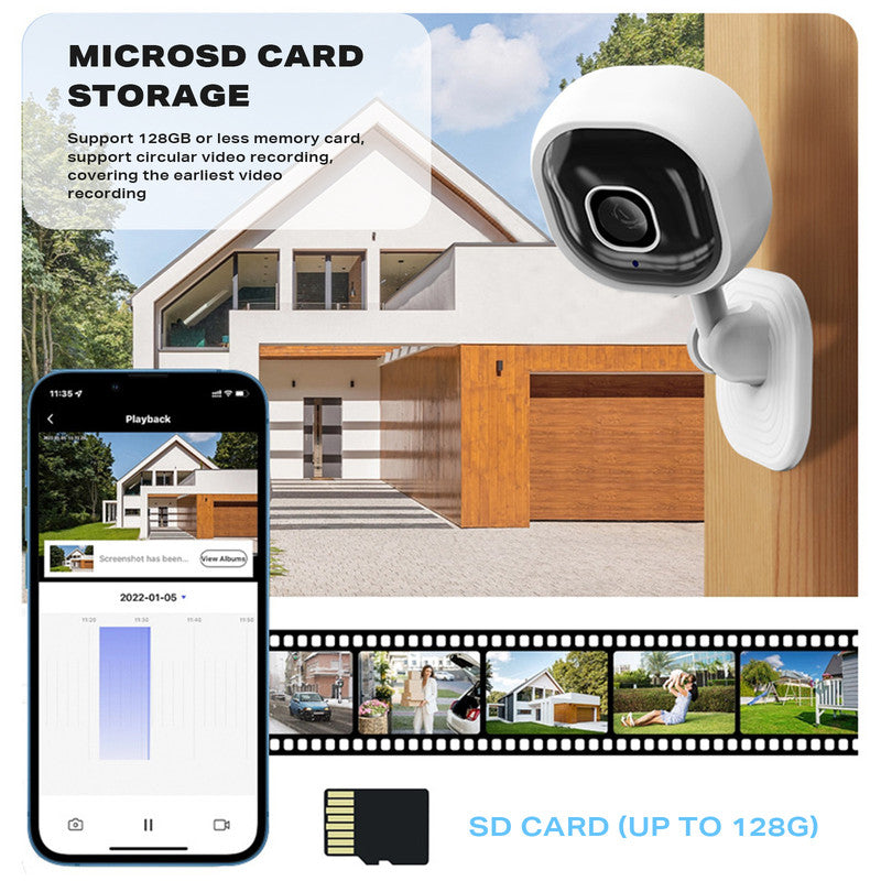 1080P HD WIFI Security Smart IP Camera Wireless Home CCTV System Indoor Monitor 6