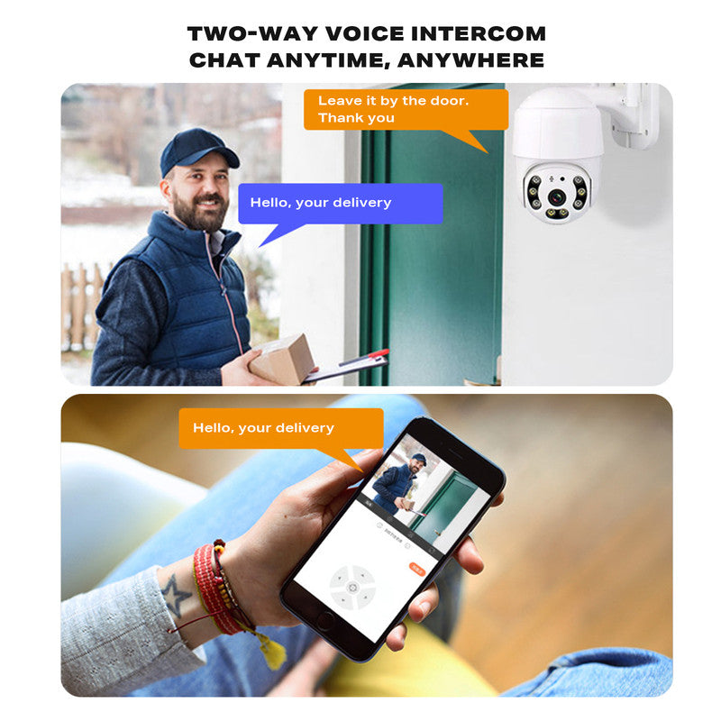 1080P Full HD Wireless Wifi IP Camera Home Security LED Bulb Lamp Light Camera 7