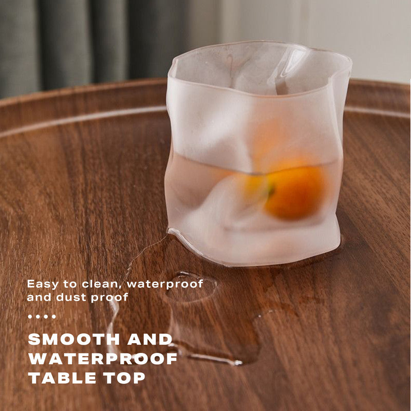 2 Tier End Table Sofa Side End Table Round Nightstand with Sturdy Metal Frame 5