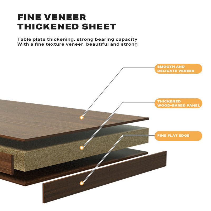 Coffee Table Living Room Accent Oval Table Contemporary Style Leisure Tea Table 6