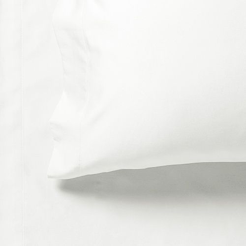 1000TC Ultra Soft Super King Size Bed White Flat & Fitted Sheet Set 3