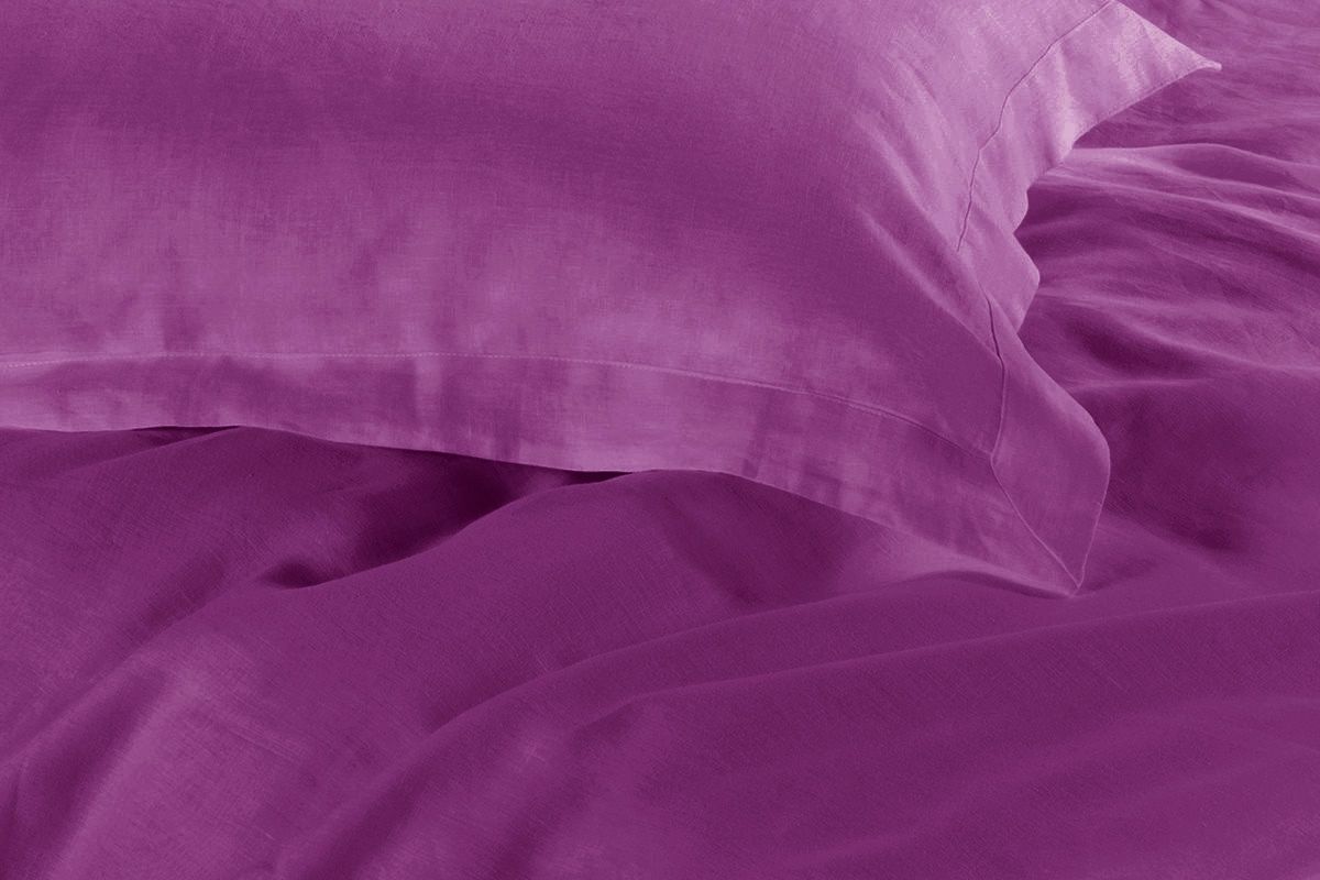 1000TC Tailored Double Size Purple Duvet Quilt Cover Set 3