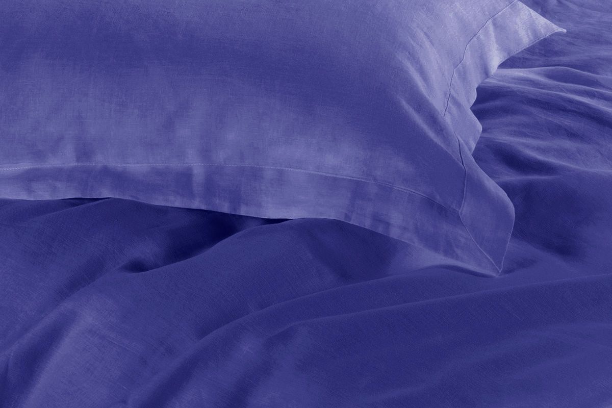 1000TC Tailored King Size Royal Blue Duvet Quilt Cover Set 3