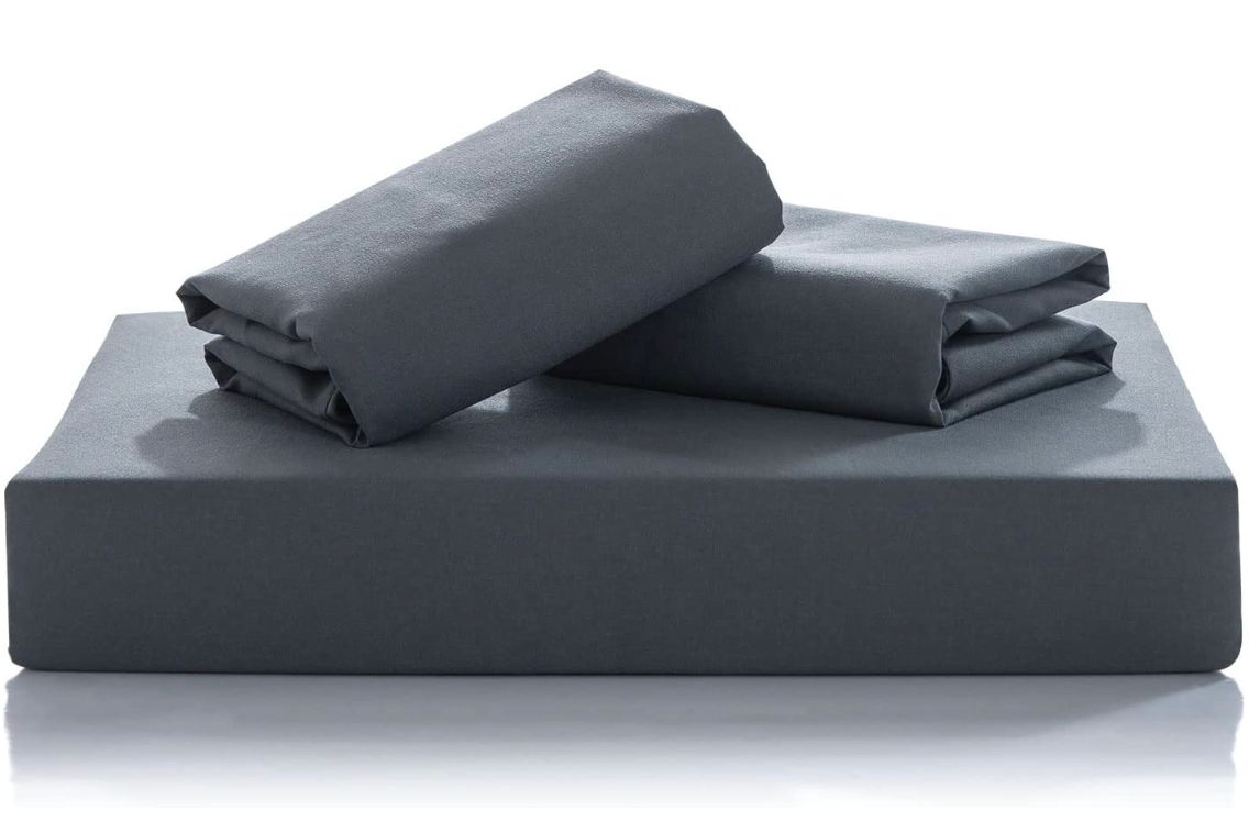 1000TC Reversible King Size Grey Duvet Quilt Cover Set 3