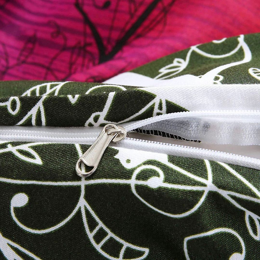 Rainbow Tree King Size Bed Quilt/Duvet Cover Set 4