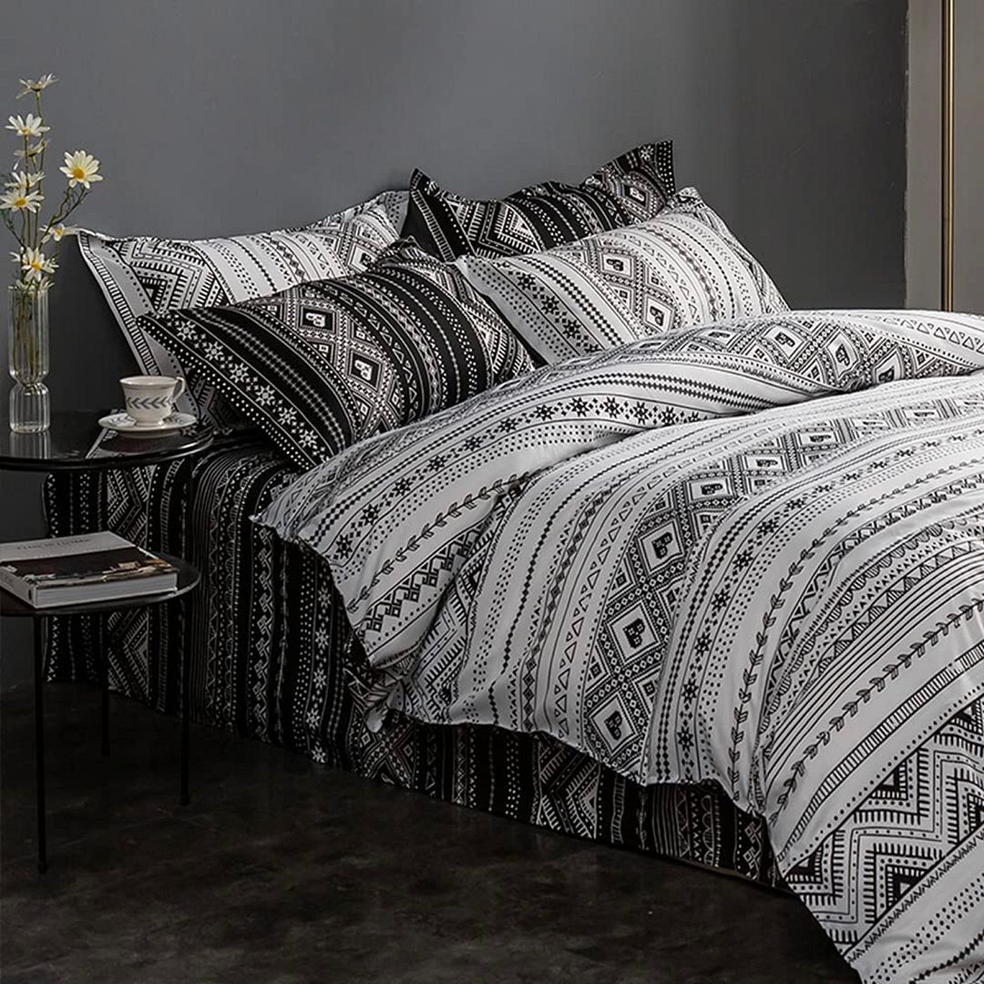 Tugo Reversible Queen Size Quilt/Duvet Cover Set 3