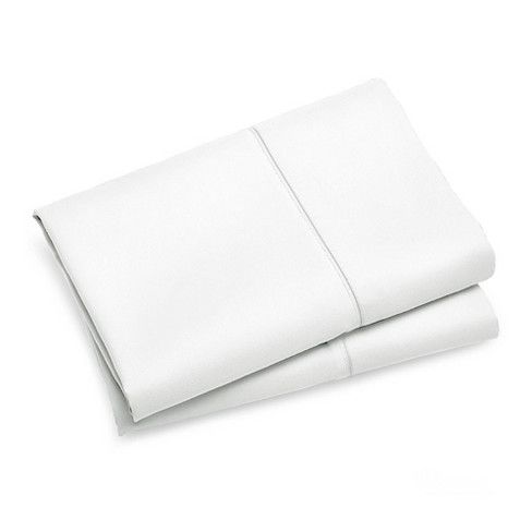 1000TC Premium Ultra Soft Queen size Pillowcases 2-Pack - White 3