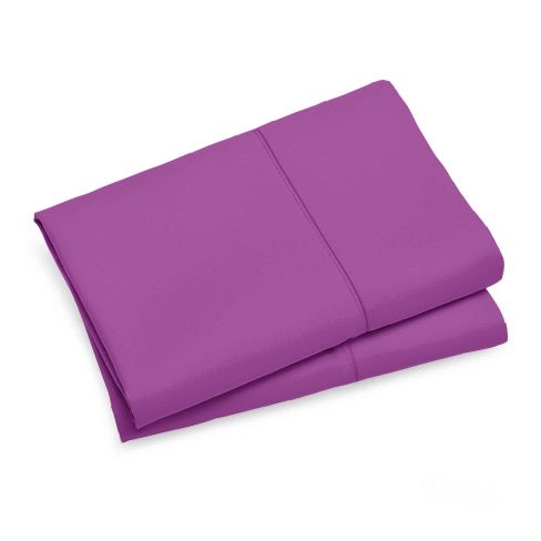 1000TC Premium Ultra Soft Queen size Pillowcases 2-Pack - Purple 3