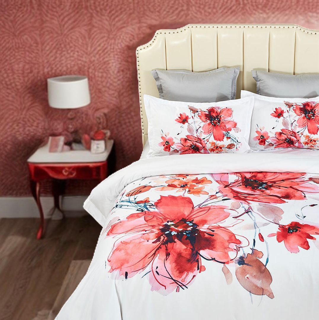 Lulani Floral Quilt Cover Set - Queen Size 3