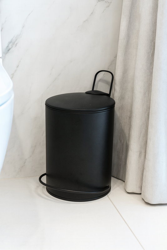 3L Soft Close Pedal Bin Black 3
