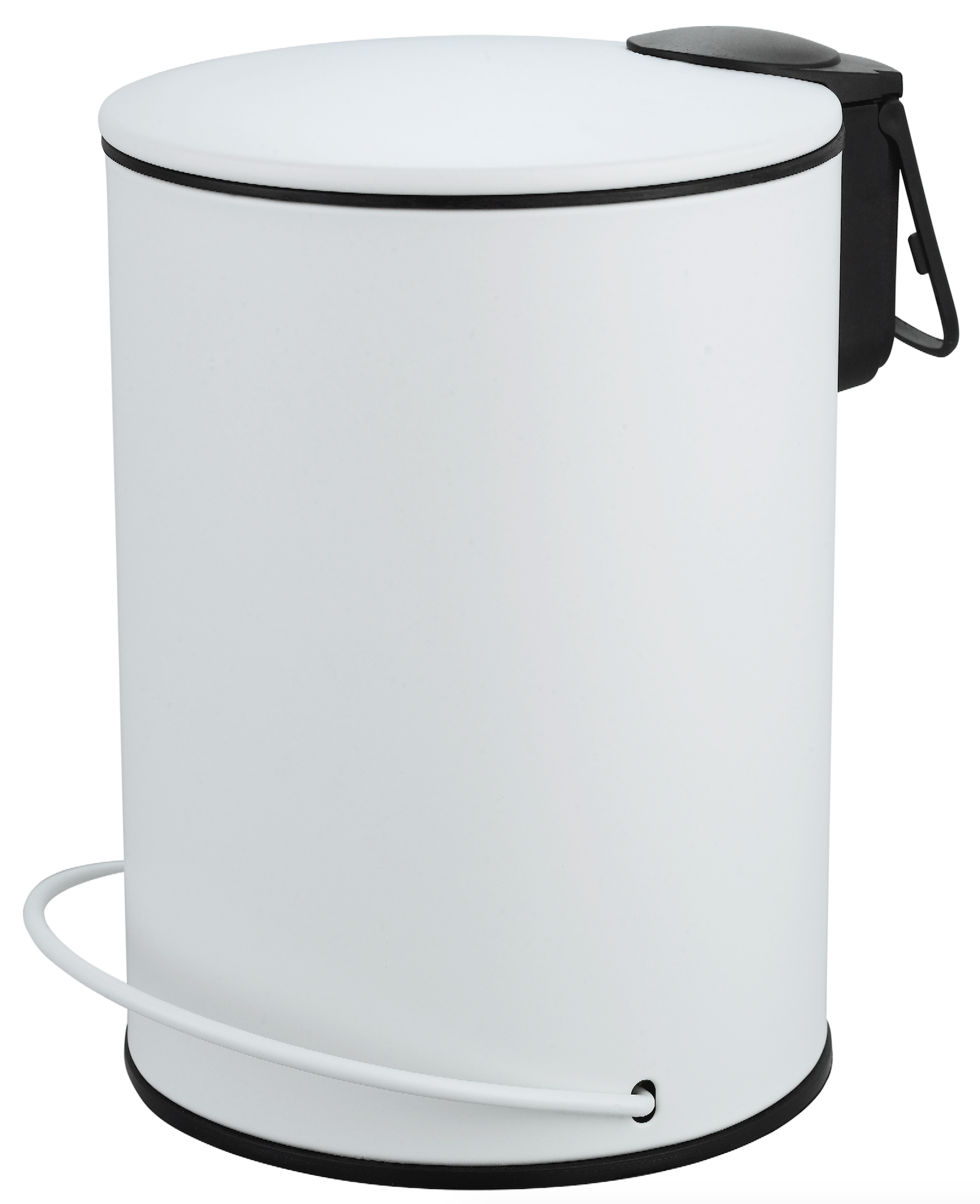 3L Soft Close Pedal Bin White 3