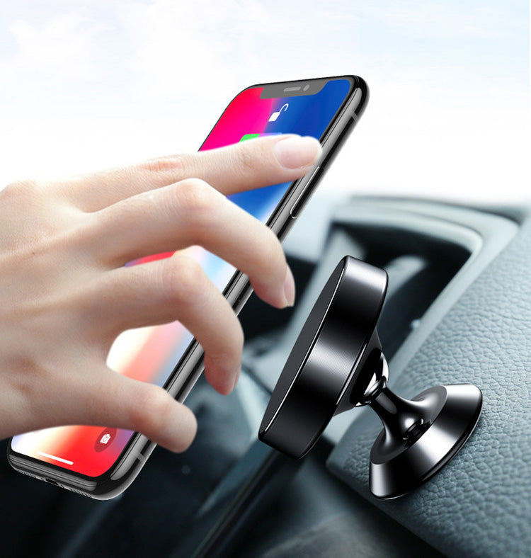 Luminous Universal Magnetic Mobile Phone Holder Car Mount Red 4