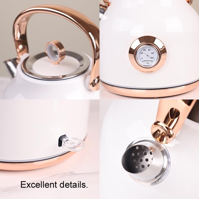1.7L Electric Water Kettle White 3