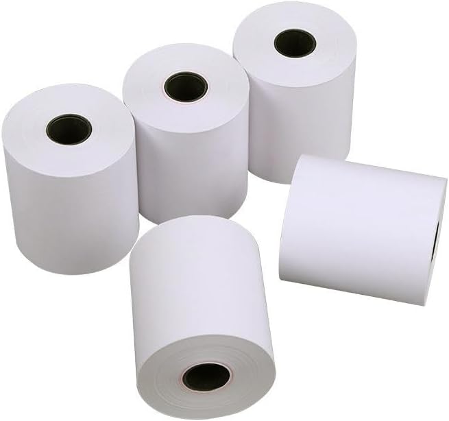 6 Rolls Lineless Printing Label Paper 80 mm × 52 m 5