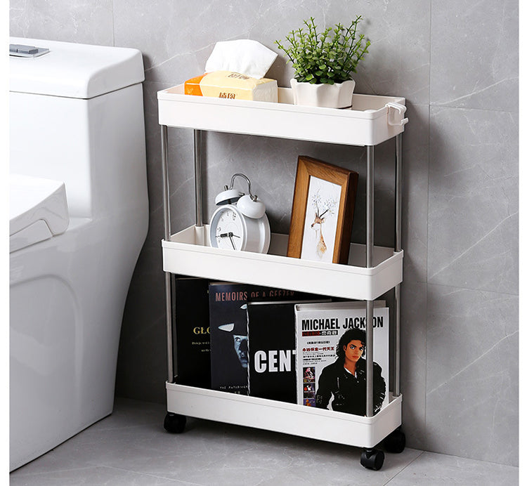 Narrow Rolling Storage Cart 3 Tier 3