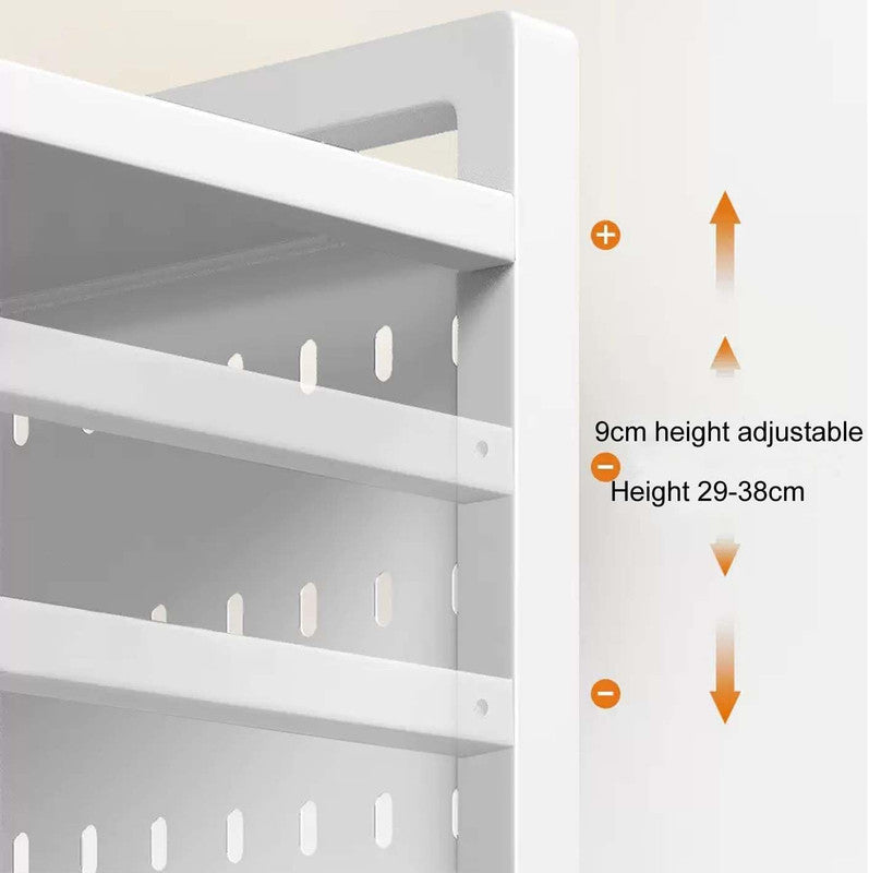 Multifunctional Microwave Shelf Storage Cutlery Tray Spice Holder Kitchen Rack Black 5