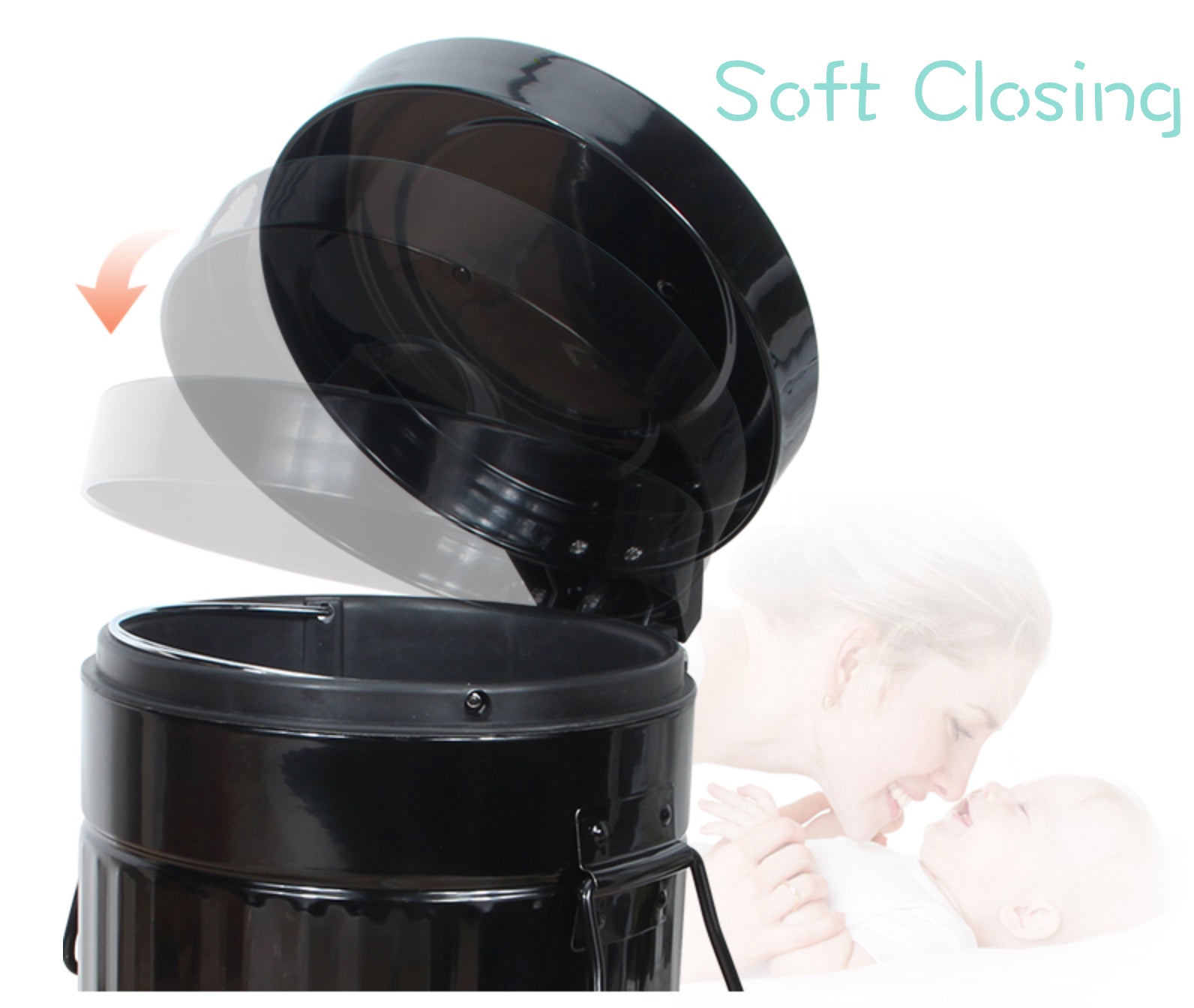 12L Soft Closing Pedal Bin Mint 3