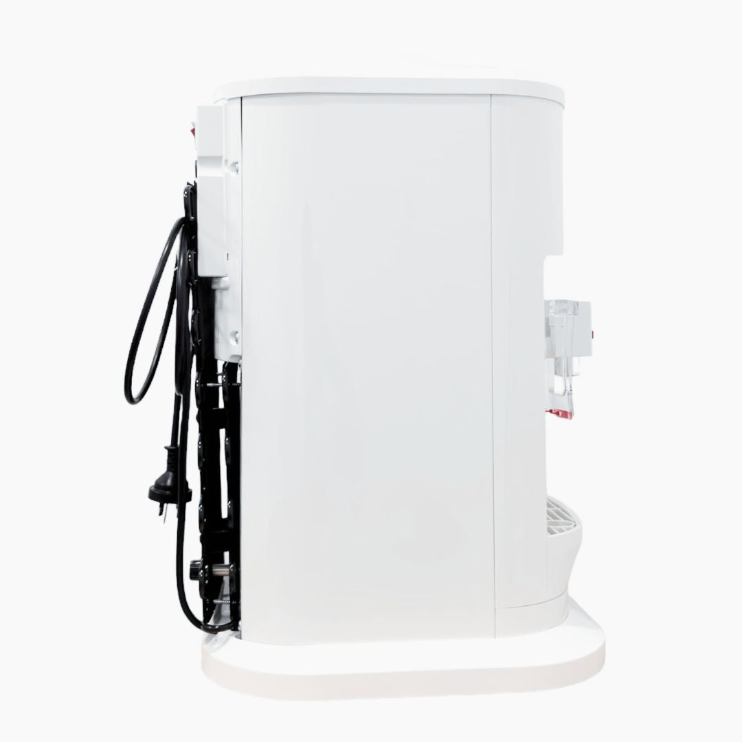 Luxurious White Hot and Cold Benchtop Water Cooler - LG Compressor 3
