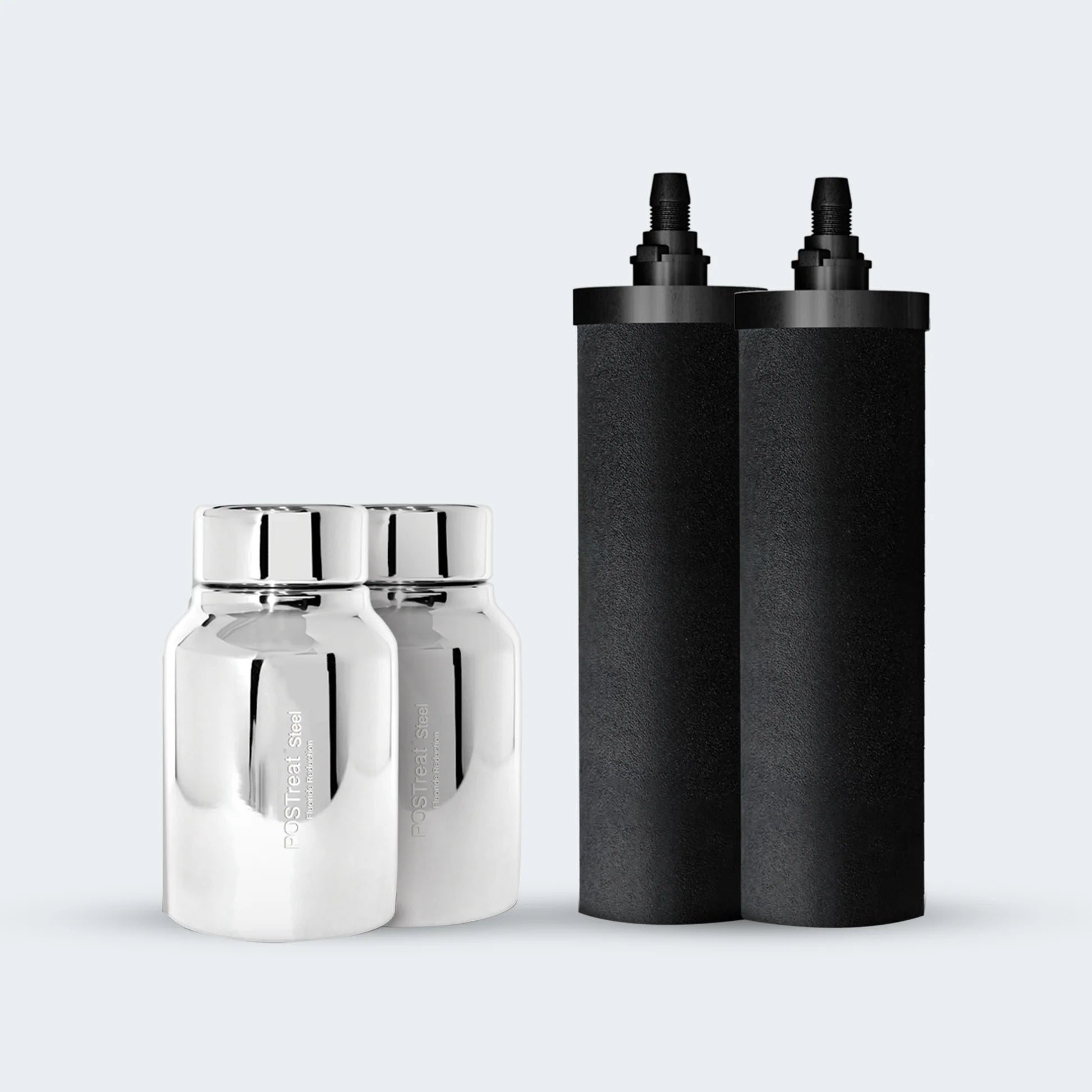 Phoenix 8L Stainless Steel Gravity Water Filter + POSTreat Fluoride cartridges 5