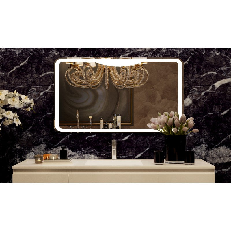 Belbagno Rectangular LED Bathroom Wall Mirror 3